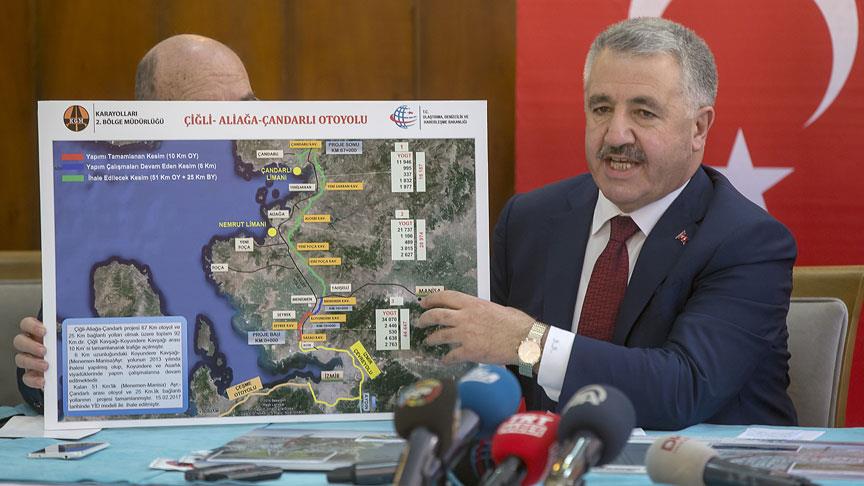 Ulaştırma Bakanı Arslan İzmir projelerini anlattı