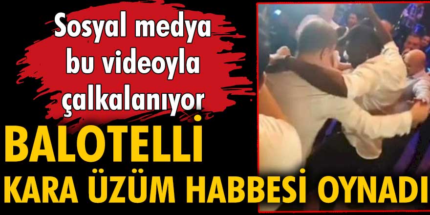 Adanaspor'un yıldız futbolcusu Balotelli çiftetelli oynadı