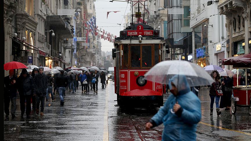 İstanbul'da kuvvetli yağış bekleniyor