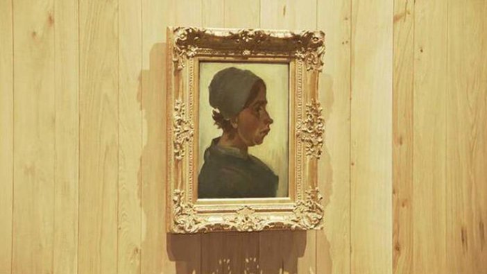 Van Gogh'un 'Kadın Başı' adlı tablosu 14 milyon 75 bin liraya satıldı