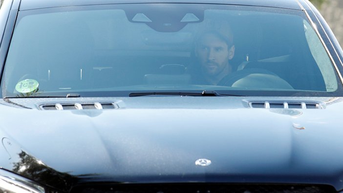 Barcelona'da Lionel Messi antrenmanlara geri döndü