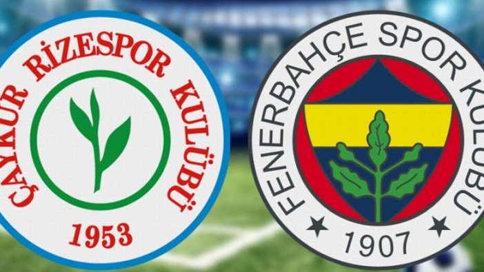 Çaykur Rizespor Fenerbahçe maçı 2-1 bitti