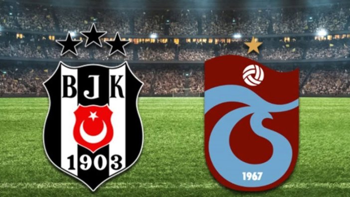 Beşiktaş- Trabzonspor maçı başladı 
