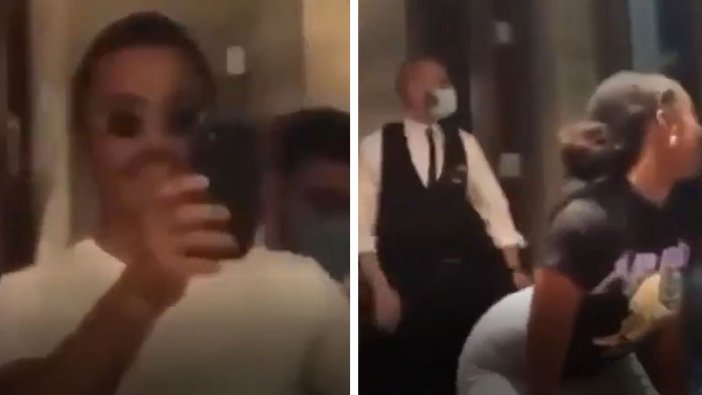 Nusret dans eden kadının videosunu çekerken kocasına yakalandı! Ortalığı birbirine kattı