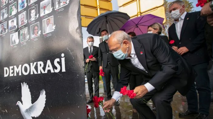 CHP Genel Başkanı Kemal Kılıçdaroğlu 10 Ekim Gar Katliamı anmasına katıldı