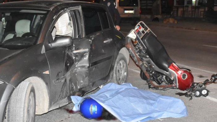 İzmir'de korkunç kaza! Motosiklet sürücüsü...