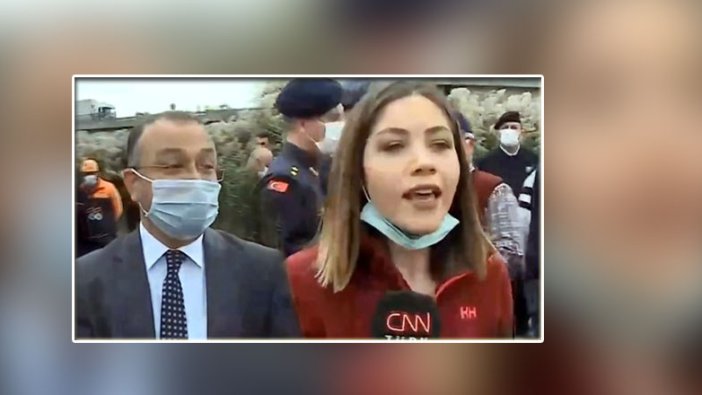Büyükçekmece'de ilginç anlar! CNN Türk muhabirinin zor anları...