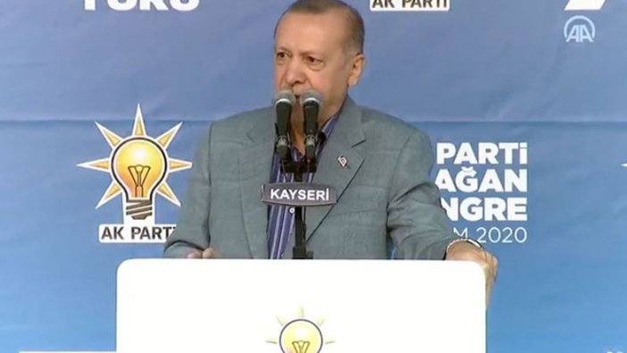 Erdoğan Kayseri İl Kongresinde konuştu: 