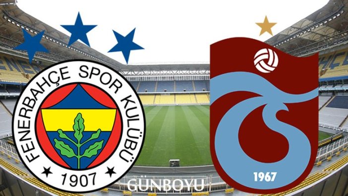 Fenerbahçe - Trabzonspor maçı 3-1 bitti