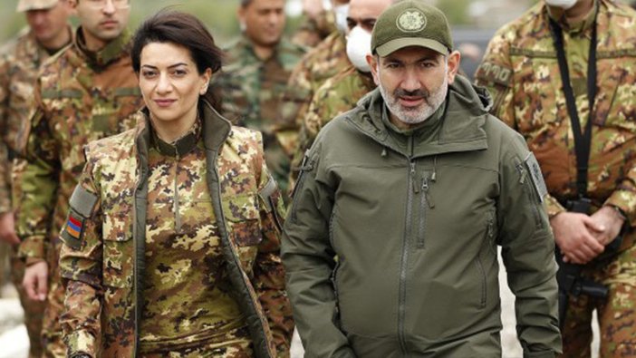 Ermenistan Başbakanı Nikol Paşinyan'ın eşi Anna Hakobyan cepheye gidiyor