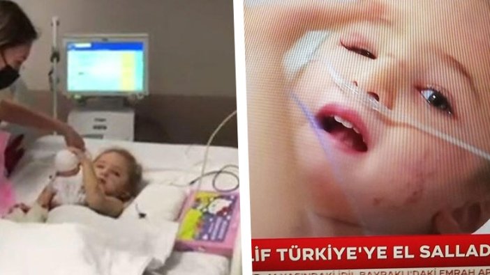 Türkiye'nin ağladığı Elif bebekten ilk görüntü 