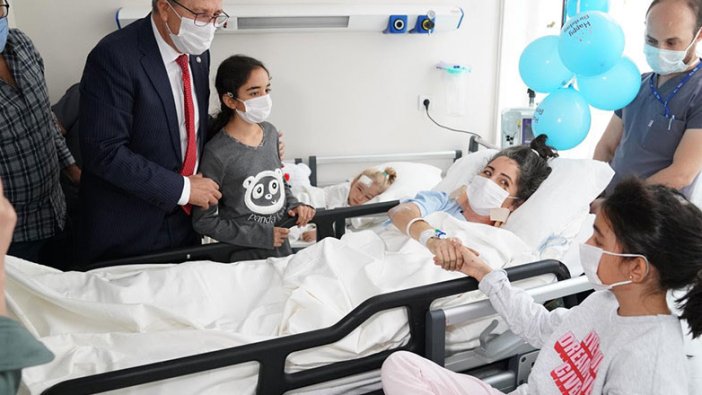 3 yaşındaki Elif Perinçek hastanede ailesiyle buluştu