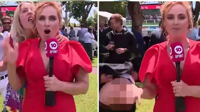Avustralyalı muhabir canlı yayında iki kere tacize uğradı