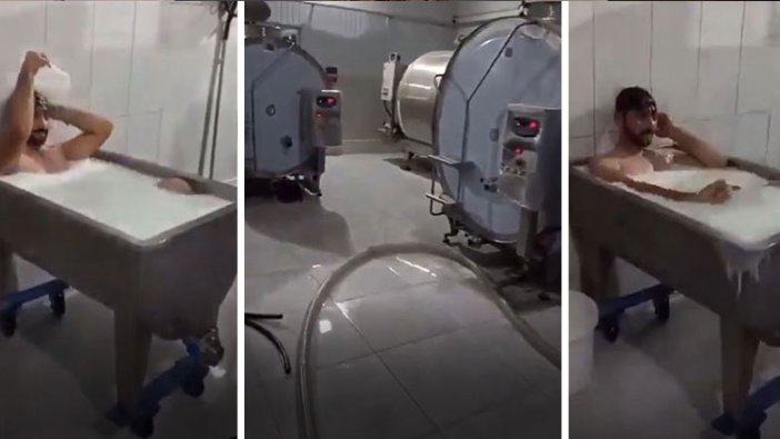 Konya'da Benefit Süt Toplama Merkezi'ndeki skandal görüntülere ilginç savunma
