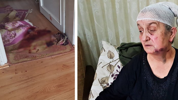 70 yaşındaki yaşlı kadın evine giren hırsızdan ölü taklidi yaparak kurtuldu