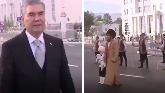Türkmenistan Cumhurbaşkanı Kurbankulu Berdimuhammedov'dan tepki çeken hareket