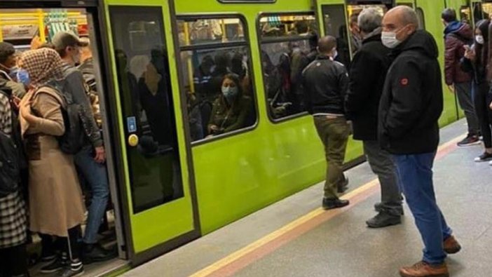 Görüntüler bu sabah Bursa metrosunda çekildi, Orhan Sarıbal paylaştı! Vatandaş ne yapsın