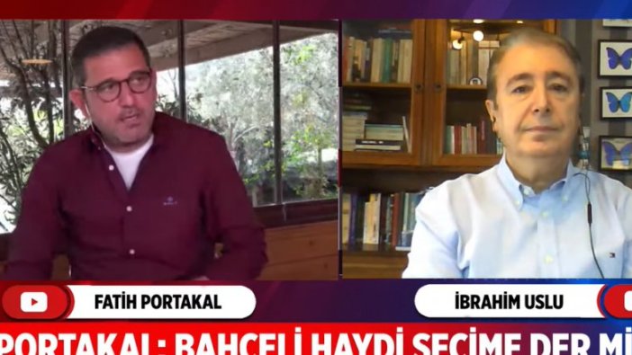 Fatih Portakal sordu ünlü anketçi Devlet Bahçeli'nin erken seçim isteyeceği tarihi açıkladı