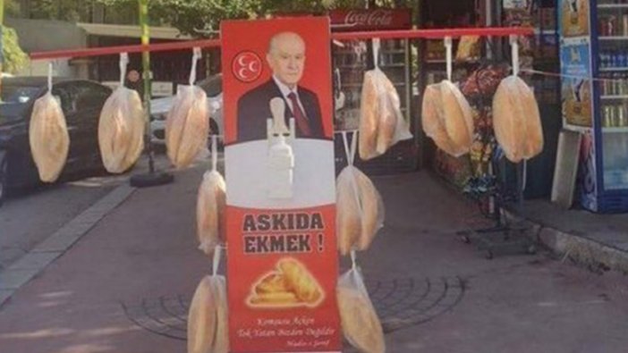 MHP'nin askıda ekmek kampanyasından sonra Kızılay'dan askıda pizza kampanyası