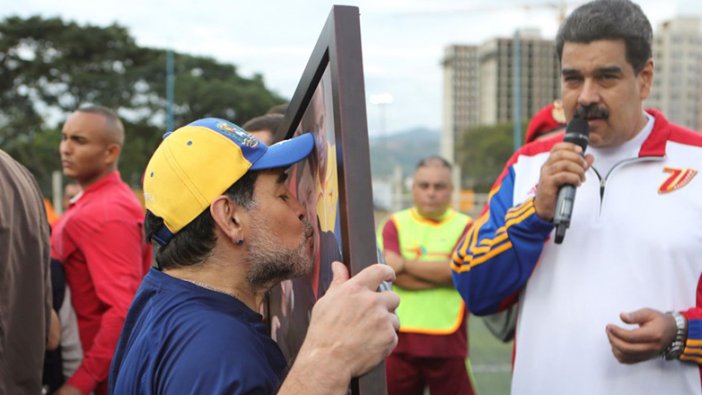 Maduro, Maradona'nın gizli operasyonlara yardım ettiğini söyledi
