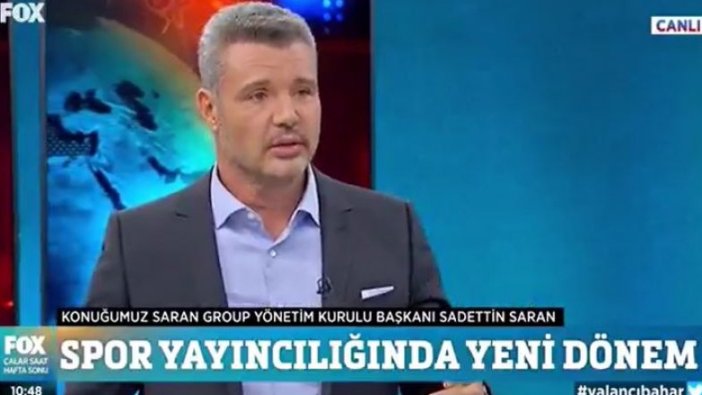Saadettin Saran canlı yayında bombayı patlattı! Süper Lig maçları hangi kanalda yayınlanacak