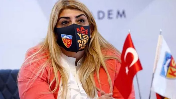 Kayserispor Başkanı Berna Gözbaşı'ndan hakem kararlarına tepki