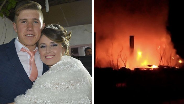 6 ay önce evlenen Murat-Zehra Kota çiftinin evleri yandı!