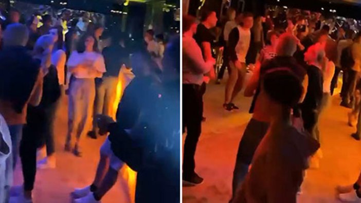 Böyle rezalet görülmedi! Antalya'da otelde 'korona' partisi