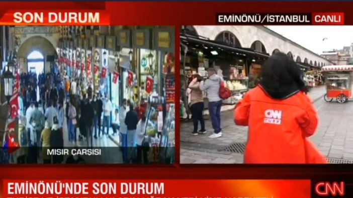 CNN Türk muhabiri Sema Akbulut'a canlı yayında taciz
