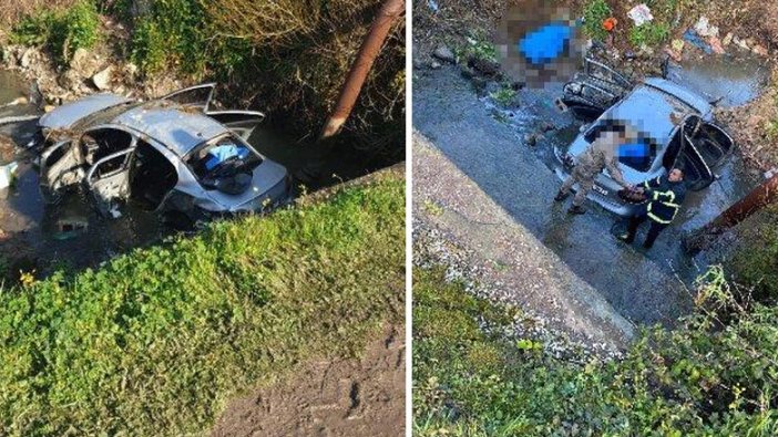 Otomobil dereye uçtu: 3 kişi öldü