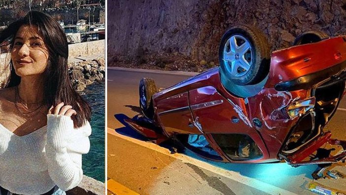 Antalya'da korkunç kaza! Genç kadın araçtan fırladı