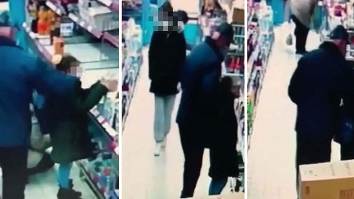 Ankara'da markette kız çocuğunu taciz eden yaşlı sapığı esnaf sahiplendi