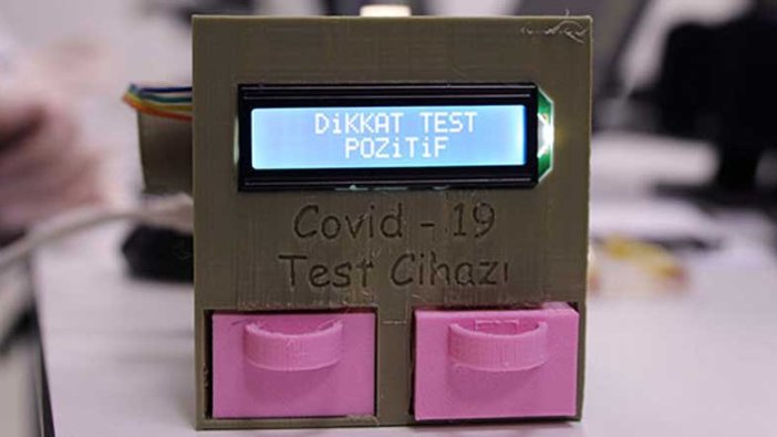 Gaziantep'te öğrenciler Koronavirüs test cihazı geliştirdi