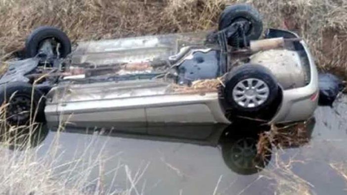 Kayseri'de feci kaza: Sulama kanalına düşen araçta 4 kişi öldü