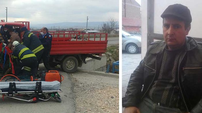 Eskişehir'de kamyonetlerin çarpıştığı kazada yaralanan sürücü Bünyamin Arıkan yaşamını yitirdi