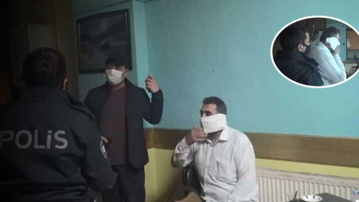 Esenyurt'ta baskında yakalanın vatandaş tuvalet kağıdını maske yaptı