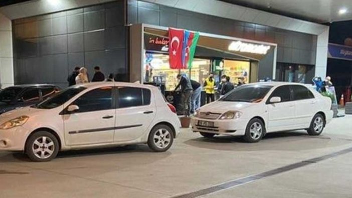 Bursa İnegöl'de akaryakıt istasyonunda kahve içenlere 44 bin lira ceza
