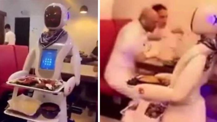 Suudi Arabistan'ın robot restoranı açıldı