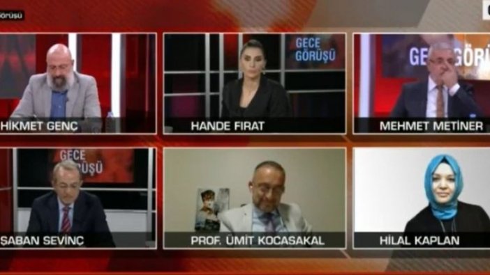 CNN Türk canlı yayınında ortalık karıştı! Ümit Kocasakal ile Hilal Kaplan birbirine girdi 