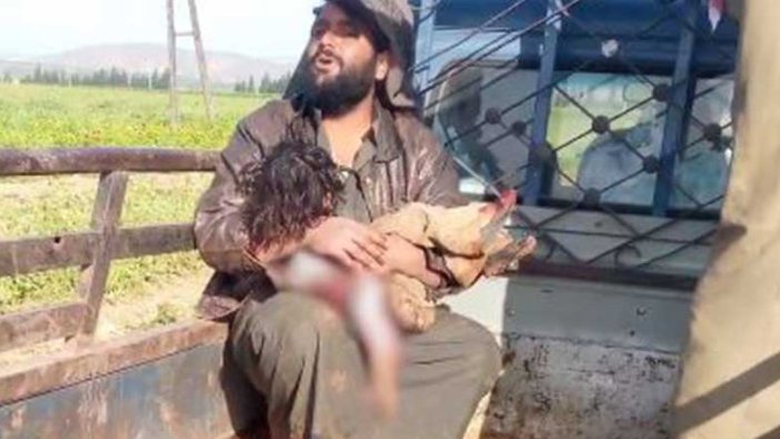 Afrin’de 8 adet roket atan teröristler anne ve çocuğu ile 1 köylüyü yaraladı