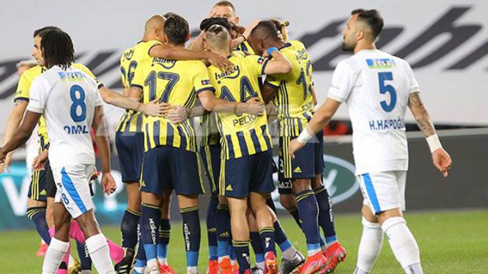 Fenerbahçe, Büyükşehir Belediye Erzurumspor'u 3-1 mağlup etti