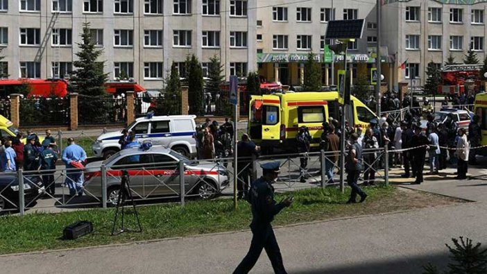 Tataristan'da okula silahlı saldırı! Ölü ve yaralılar var
