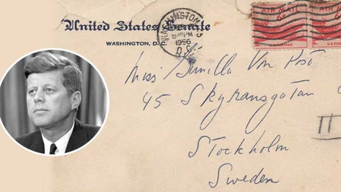 ABD’nin eski başkanı Kennedy’nin kız arkadaşına yazdığı mektuplar 88 bin dolara alıcı buldu