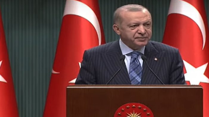 Cumhurbaşkanı Erdoğan kabine toplantısı ardından konuştu
