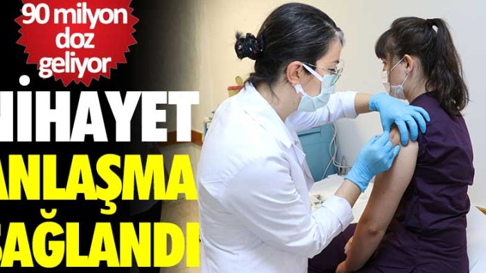 Türkiye, BioNTech'le 90 milyon doz aşı için anlaşma imzaladı