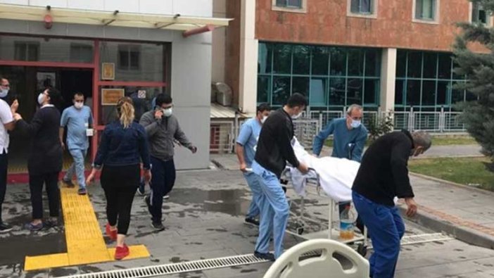 Erciyes Üniversitesi'nin hastanesinde yangın çıktı