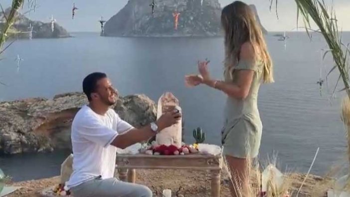 Sosyal medya bu görüntüleri konuşuyor! Mısırlı milyarder sevgiliden Şeyma Subaşı'na evlenme teklifi