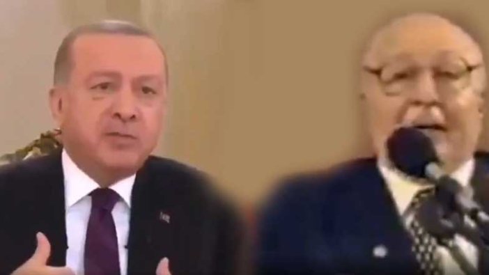 Bir tarafta Erdoğan diğer tarafta Erbakan... Sosyal medyayı sallayan görüntüler