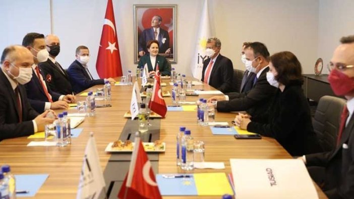 İYİ Parti lideri Meral Akşener TÜSİAD heyetiyle görüştü
