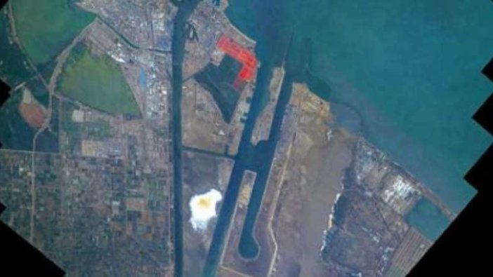 Fransız astronot, Süveyş Kanalı'nın uzaydan görüntüsünü paylaştı